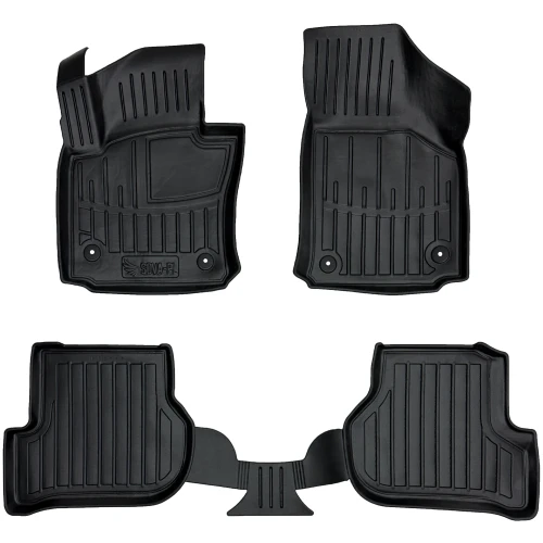 Dywaniki gumowe 3D korytka Seat Leon II 1P (2005-2013) kombi, hatchback
