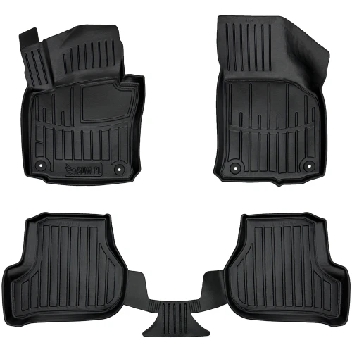 Dywaniki gumowe 3D korytka Skoda Octavia II A5 (2004-2013) kombi, liftback