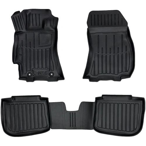 Dywaniki gumowe 3D korytka Subaru Outback IV BM (2009-2014) kombi