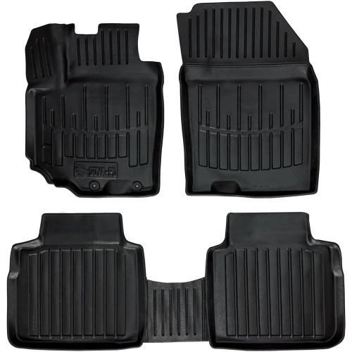 Dywaniki gumowe 3D korytka Suzuki SX4 S-Cross III (od 2021) suv z wyjątkiem Mild Hybrid (MHEV)