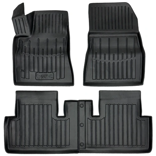 Dywaniki gumowe 3D korytka Tesla Model 3 (2017-2023) sedan z wyjątkiem wersji z pompą ciepła