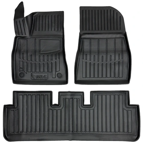 Dywaniki gumowe 3D korytka Tesla Model 3 Highland (od 2023) sedan