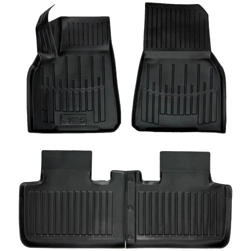 Dywaniki gumowe 3D korytka Tesla Model Y (2021-2025) suv przed liftem