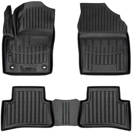 Dywaniki gumowe 3D korytka Toyota C-HR I (2016-2023) suv z wyjątkiem Electric (BEV) (C-HR EV)