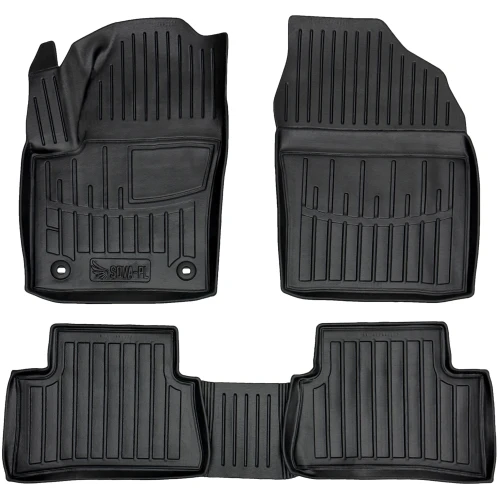 Dywaniki gumowe 3D korytka Toyota C-HR II (od 2023) suv z wyjątkiem Plug-in Hybrid (PHEV)