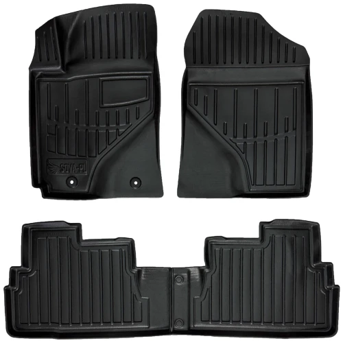 Dywaniki gumowe 3D korytka Toyota Corolla Verso II ZER/ZZE (2004-2009) minivan