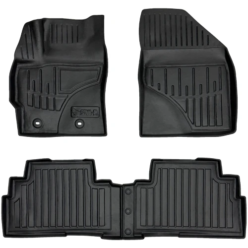 Dywaniki gumowe 3D korytka Toyota Verso R20 (2009-2018) minivan