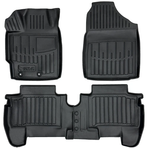 Dywaniki gumowe 3D korytka Toyota Yaris II XP9 (2006-2011) hatchback