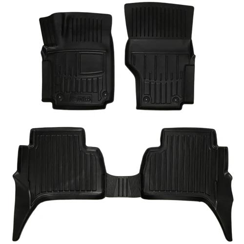 Dywaniki gumowe 3D korytka Volkswagen Amarok I (2010-2022) pickup