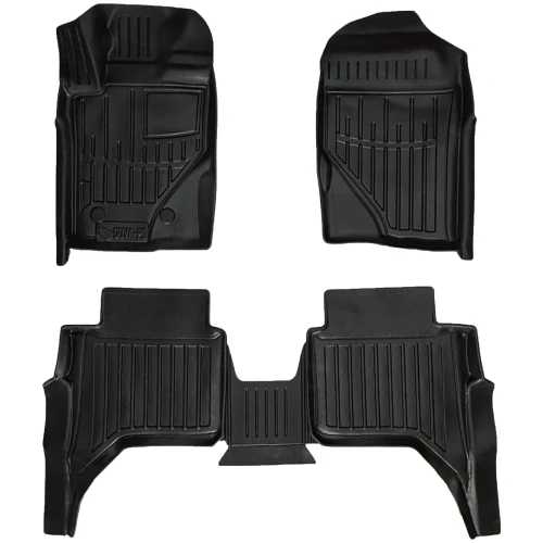 Dywaniki gumowe 3D korytka Volkswagen Amarok II NF (od 2022) pickup