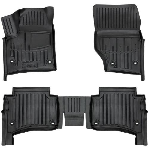 Dywaniki gumowe 3D korytka Volkswagen Touareg I 7L (2002-2010) suv