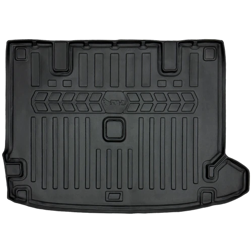 Mata bagażnika 3D wkład Dacia Lodgy I (2012-2022) van, minivan  wersja 5 / 7 osobowa (złożony 3 rząd siedzeń)