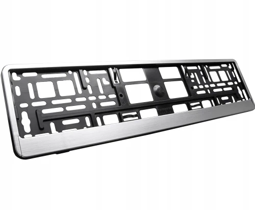 Ramka do tablic rejestracyjnych - Aluminium Szczotkowane