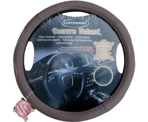 Skórzana nakładka na kierownicę Havana