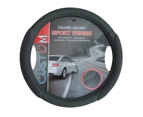 Skórzana nakładka na kierownicę Soft Gris